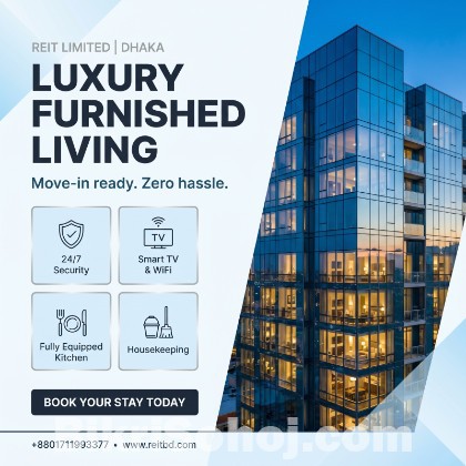 Furnished Apartment for Rent in Bashundhara
